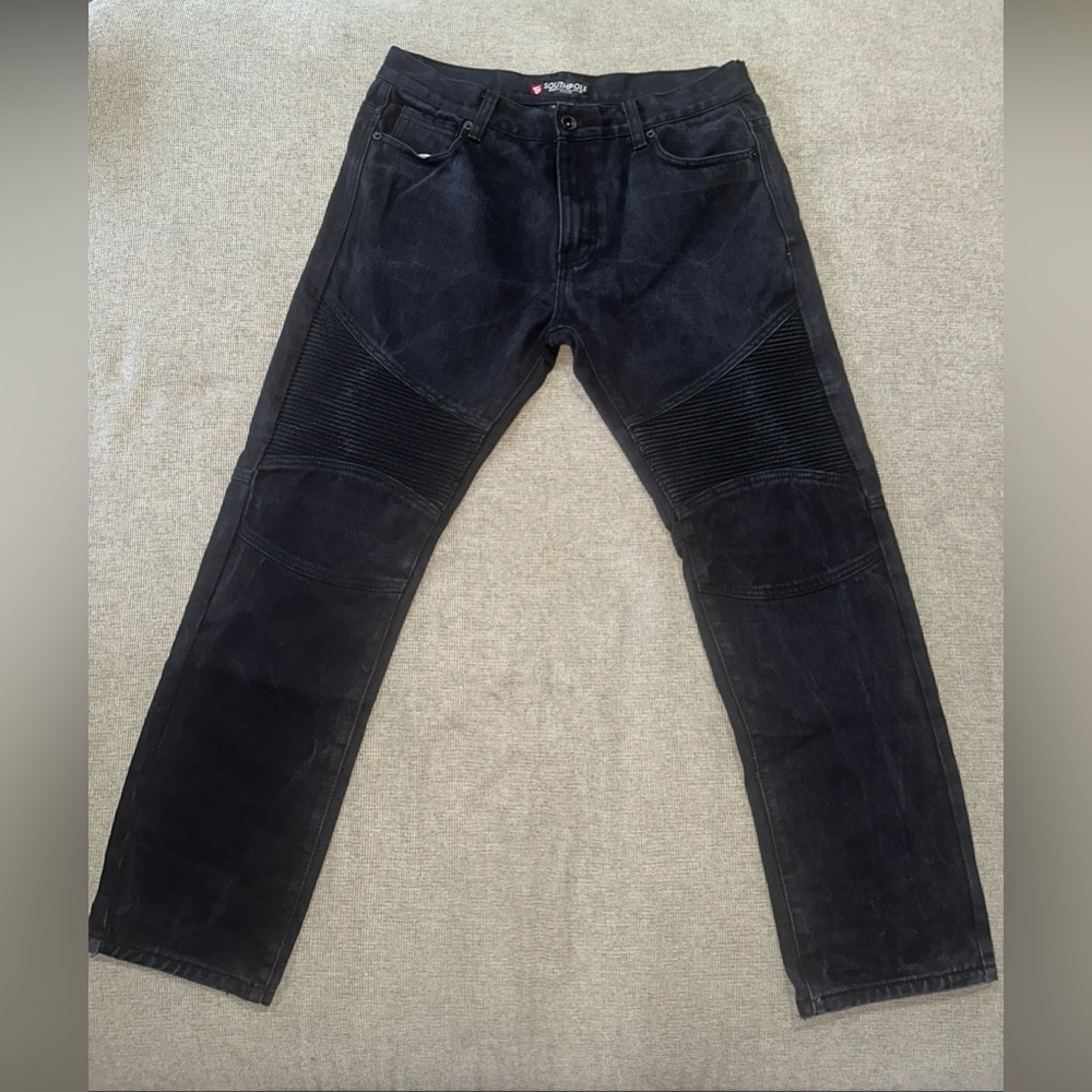 Southpole Distressed Black Jeans RN 82628  Men's 36x32 Y2K VTG, Moto Streetwear